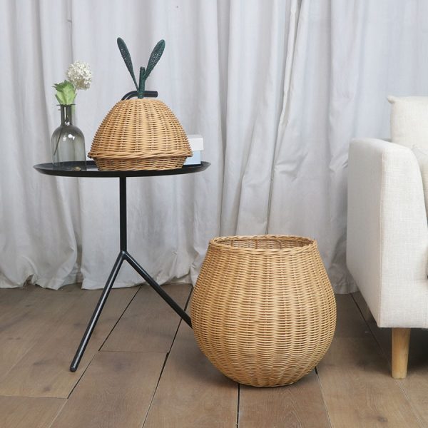 Hand-woven Sydney-shaped sundry basket Bathroom Dirty Clothes Basket Toy Storage Basket Hotel Homestay Decorative Storage Basket - Image 4